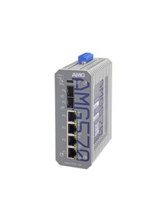 Acheter AMG AMG570-4GAT-2S-P120 AMG. Switch industriel L2+ gérable 4x Giga RJ45 PoE 30W 2x Giga SFP Rail DIN / Mur 48Vcc