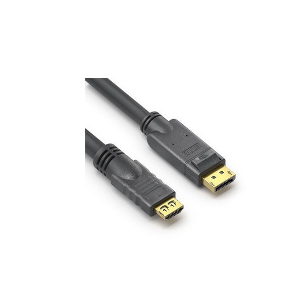 Kaufen OEM CSM-CABLE-HDMI-DP-15 CASMAR. Aktives 15-m-Kabel mit DisplayPort-zu-HDMI-Anschluss bis zu 4K.