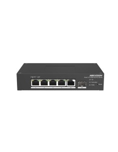 Acheter HIKVISION BASIC DS-3T1306P-SI-HS HIKBASIC. Switch 4 ports PoE 10/100 Mbps, 1 x 1 Gigabit RJ45, 1 x 1 fibre optique.