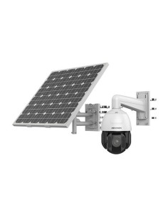 Hikvision Pro DS-2DE5425IWG-K-4G HIKPRO. Kit Câmera Dome PTZ IP 4MPX 25X IR 150M WDR SD Painel Solar e Baterias Incluídas GSM 4G