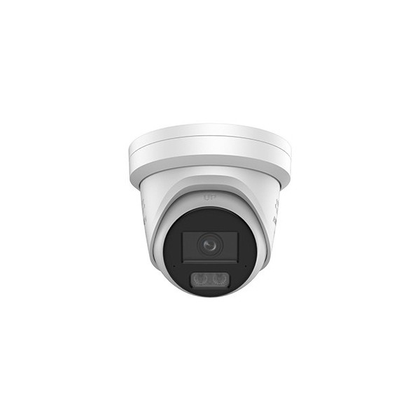 Hikvision Pro DS-2CD2347G3-LIS2UY2 HIKPRO. Corrigido 4MPX Mini-Dome Center 4MPX 2.8mm Luz Branca 30m Colorvu WDR130DB IA SD Micr