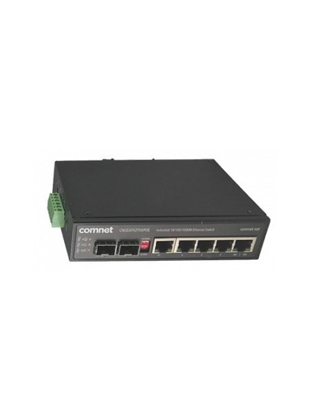 Kaufen COMNET CNGE6FX2TX4POE COMNET. Industrieller Switch mit 4 Ports 10/100/1000 PoE+ 1 Combo-Gigabit-Port TX/SFP 1 SFP-Port