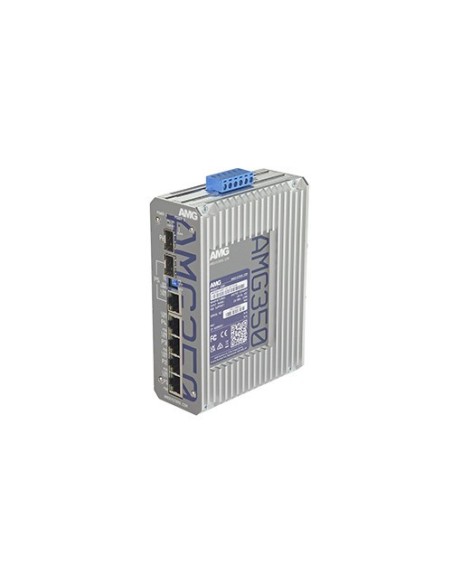 AMG AMG350-4GAT-1C-1S-P1 AMG. Interruptor industrial não-gerenciável 4x GB PoE + 1x GB COMBO 1X GB Din / Parede Rail -40 + 75 ° 