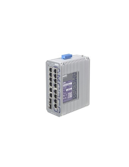 AMG AMG350-14GAT-2S-P300 AMG. Interruptor industrial industrial 21x GB PoE + (max 300W) 2x GB DIN / parede -40+ pista