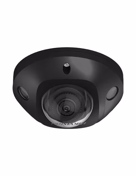 Comprar HIKVISION PRO DS-2CD2543G2-IS28BLK HIKPRO. Cámara Minidomo IP 4Mpx óptica fija 2.8mm IR 30m WDR Acusense micrófono incor