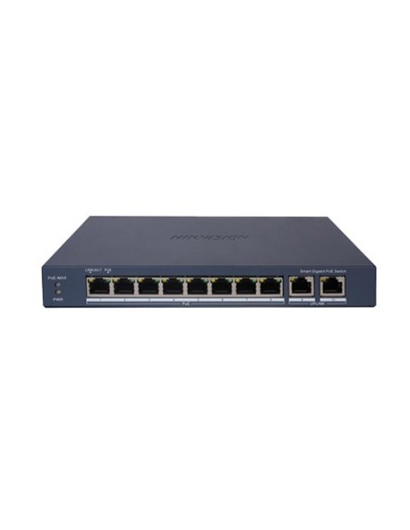 Acquistare HIKVISION BASIC DS-3E1510P-EIV2 HIKBASIC. Switch PoE a 8 porte in rame 10/100/1000 (8 porte PoE+ at/af esteso 3