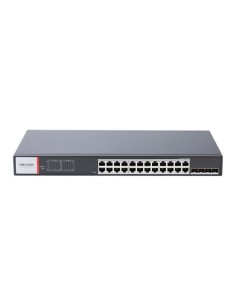 Acheter HIKVISION BASIC DS-3T1528HP-SI-24P4F HIKBASIC. Switch industriel 24 ports PoE+ 10/100/1000 Mbps + 4 FO Gigabit HiPo