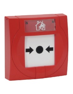 Gent S4-34800 Gent. Botão manual de sino com vidro para sistemas analógicos Vigilon com isolante