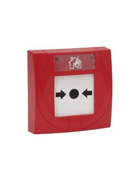 GENT S4-34805 GENT. Botão de alarme manual com elemento resetable para sistemas analógicos Vigilon com isolante