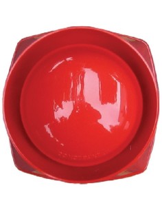 Acheter GENT S3-S-R GENT. Sirène intérieure analogique alimentée par la boucle. Série Gent S3. Couleur rouge.
