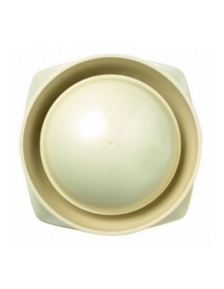 Gent S3-S-W. Sirene interna analógica alimentada de gravata. Gent S3 Series. Cor branca.