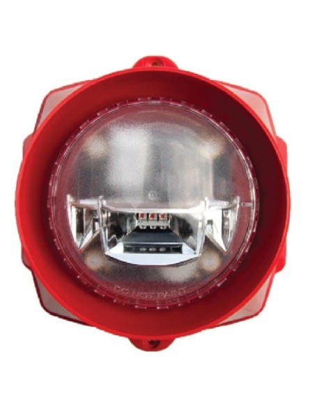 Gent S3EP-V-VAD-HPR-R GENT. Sirene ao ar livre analógico com voz e alto indicador de alarme alimentado alimentado (VAD) alimenta