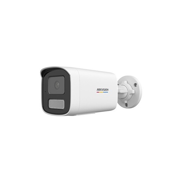 Acheter HIKVISION VALUE DS-2CD1T47G3H-LIU2.8 HIKVALUE. Caméra bullet IP 4 Mpx à optique fixe 2.8mm IR + lumière blanche 50 m Col