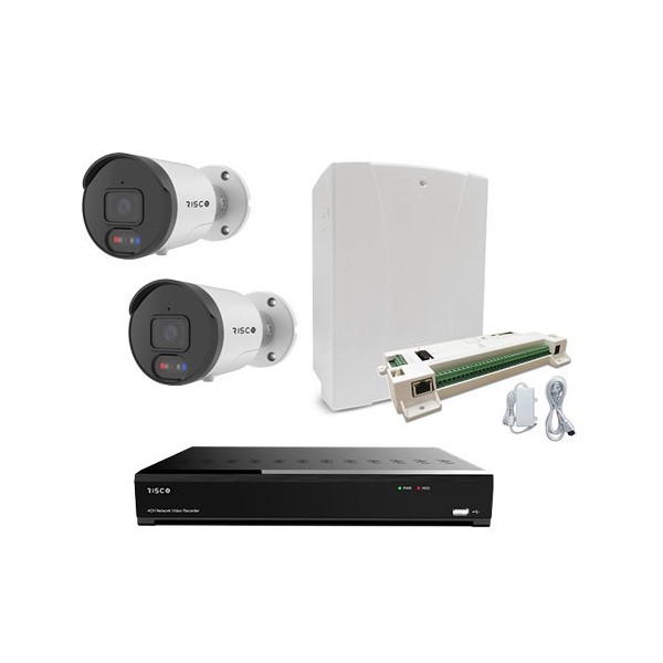 Kaufen RISCO KIT-VUPOINT-IA-1 RISCO. Risco-Kit bestehend aus einem LightSYS+-Panel mit Gehäuse und Netzteil, zwei Bullet-Außenka
