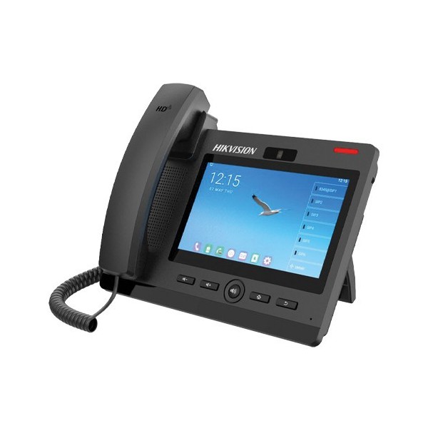 Kaufen HIKVISION BASIC DS-KP9301-HE1 HIKBASIC. Tisch- oder Wandtelefon SIP Standard mit 20 Leitungen, 7''-Display, 1080p-Kamera