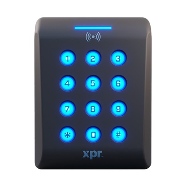Acheter XPR XP-K-MF-WO XPR. Clavier multitechnologie RFID MIFARE DESFire IP65 IK 11 avec sortie Wiegand OSDP et RS-485 configura