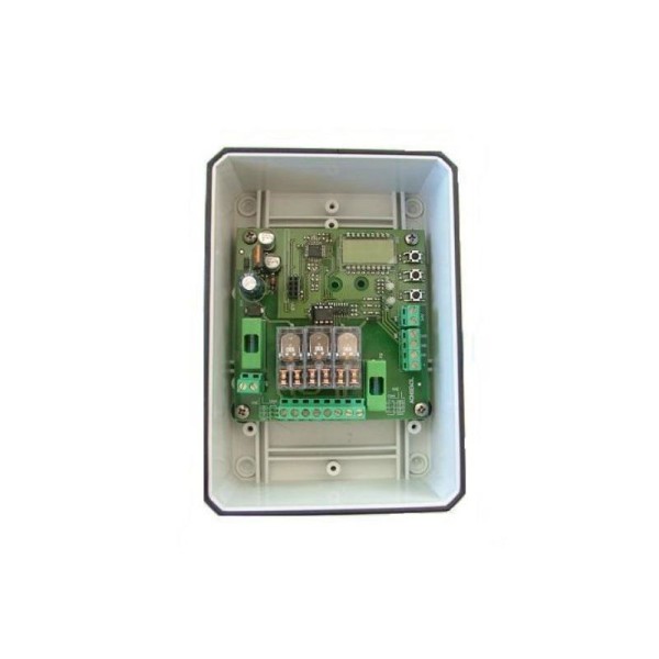 Acheter APRIMATIC APRI-ACC-SEM-PLACA APRIMATIC. Armoire électronique de commande pour 2 feux tricolores ou bicolores 220 VAC.