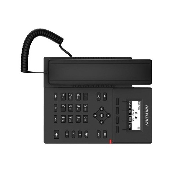 Acheter HIKVISION BASIC DS-KP6000-HE1 HIKBASIC. Téléphone de bureau ou mural SIP standard à 4 lignes, écran 23'', ports réseau