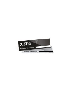 Kaufen STID ETAW90B STID. Programmierbarer passiver UHF-Selbstzerstörungs-Tag als Klebeetikett mit STid-Logo in Schwarz.