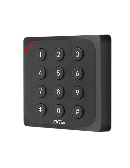 Acquistare ZKTECO KR904 ZKTECO. Lettore RFID da superficie con tastiera quadrata IP65 125 kHz e 13,56 MHz (DESFire EV1/EV2/EV3) 