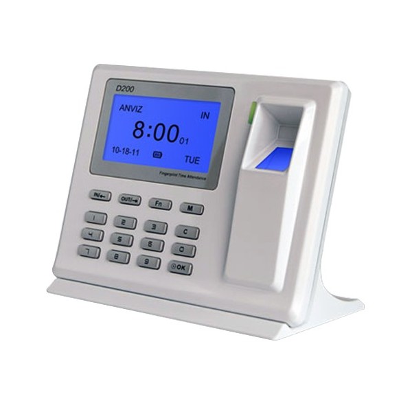 ANVIZ D200 Presença Controle - Pegada e PIN - 2.000 usuários | 50.000 registros - TCP / IP e USB - 128 x 64 LCD | 8 modos de rel