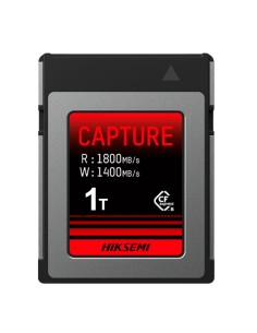 Acheter HIKSEMI HS-CFE-E300STD/1T/CAPTURE/W Carte CFexpress B Hikvision - Capacité 1 To - Vitesse lecture/écriture : 1800/1400 M