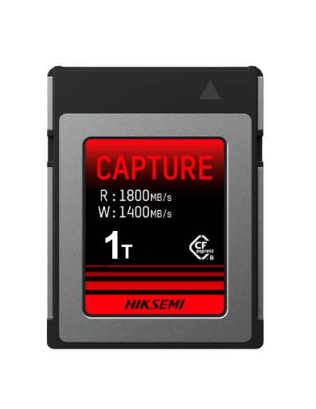 Comprar HIKSEMI HS-CFE-E300STD/1T/CAPTURE/W Tarjeta CFExpress B Hikvision - Capacidad 1 TB - Velocidad R/W: 1800/1400 MB/s - Cic