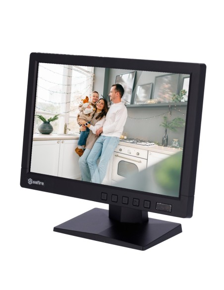 Safire SF-MNT10BNC Monitor 10 & quot - Resolução WXGA - Atualização de 60/75 Hz - Contraste 1200: 1 - Tempo de resposta 8 ms - A