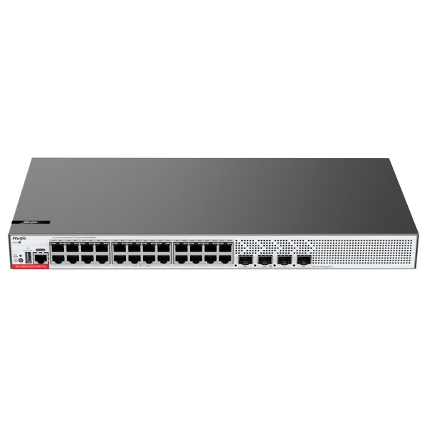 Comprar RUIJIE EBG WIS-S5000-24GT4MS-P-E WIS Switch PoE Cloud Gestionable L2+ - 24 puertos RJ45 GE + 4 puertos SFP 2.5Gigabit - 
