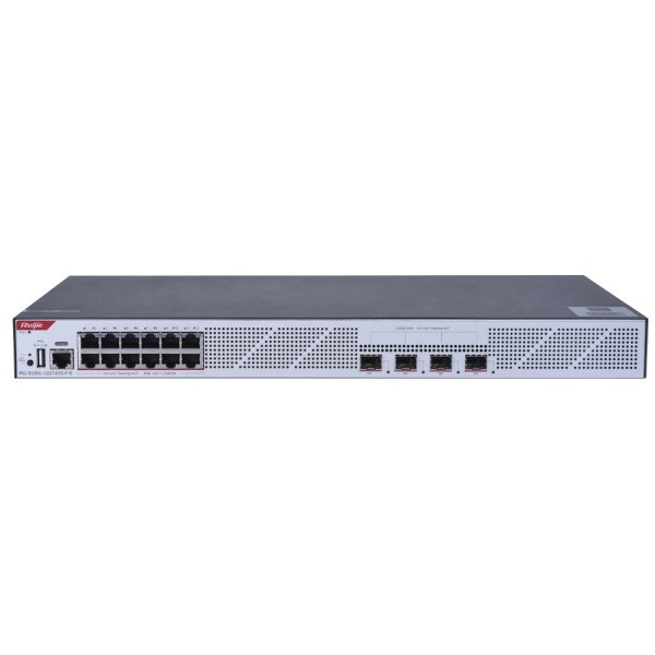 Comprar RUIJIE EBG WIS-S5350-12GT4XS-P-E WIS Switch Cloud Gestionable L3 - 12 puertos PoE RJ45 + 4 puertos SFP+ - 12 Puertos 100