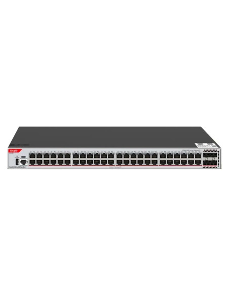 Comprar RUIJIE EBG WIS-S5350-48GT4XS-E WIS Switch Cloud Gestionable L3 - 48 puertos PoE RJ45 + 4 puertos SFP+ - 48 Puertos 100/1