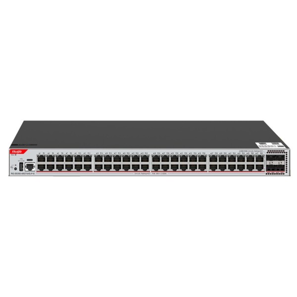 Comprar RUIJIE EBG WIS-S5350-48GT4XS-P-E WIS Switch Cloud Gestionable L3 - 48 puertos PoE RJ45 + 4 puertos SFP+ - 48 Puertos 100
