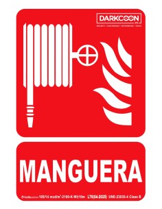 Comprar VALLEUNION P-149 Señal BIE manguera contra incendios fotoluminiscente, homologada Clase B.