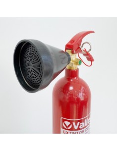 VALLEUNION VU-2-CO2 CO₂-Feuerlöscher 2 kg (Kohlendioxid) kaufen, Löschleistung 334B, mit Wandhalterung. Zertifiziert, zugelassen 2