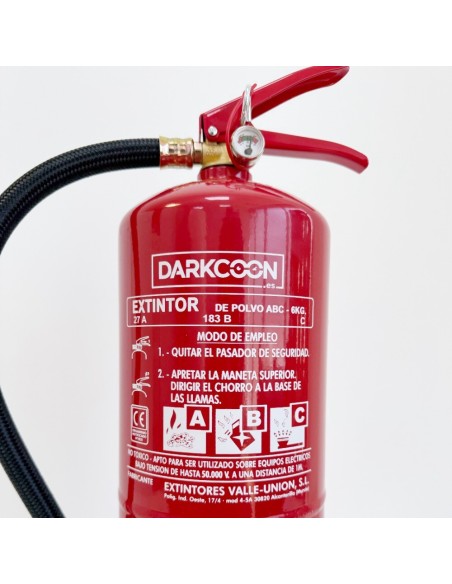 Comprar VALLEUNION VU-KIT-COMERCIO Kit extintores para comercio. Incluye extintor polvo ABC 6Kg + extintor CO2 2Kg + 3 señales
