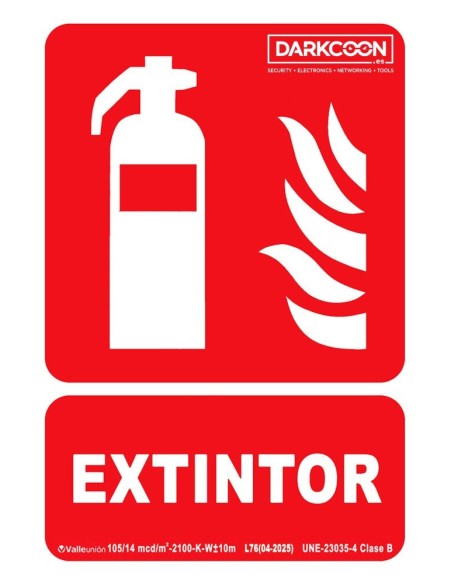 Acheter VALLEUNION VU-KIT-COMERCIO : kit d’extincteurs pour commerce. Comprend un extincteur à poudre ABC 6 kg + un extincteur C