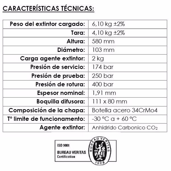 Acquista VALLEUNION VU-KIT-COMERCIO Kit estintori per attività commerciale. Include estintore a polvere ABC da 6 kg + estintore 