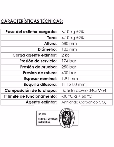 Acquista VALLEUNION VU-KIT-COMERCIO Kit estintori per attività commerciale. Include estintore a polvere ABC da 6 kg + estintore 