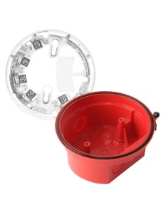 Comprar NOTIFIER WRR Zócalo IP65 con base alta roja para dispositivos óptico-acústicos. Incl. B501AP WRR