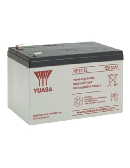 Comprar NOTIFIER PS-1212 Batería de 12V. Capacidad 12Ah. Conexión por terminal faston PS-1212