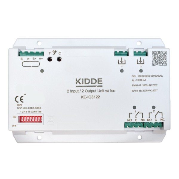 Comprar KIDDE COMMERCIAL KE-IO3122 Unidad inteligente analogica de 2 entradas/2 salidas con aislador KE-IO3122