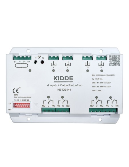 Comprar KIDDE COMMERCIAL KE-IO3144 Unidad inteligente analogica de 4 entradas/4 salidas con aislador KE-IO3144