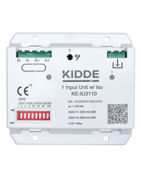 Comprar KIDDE COMMERCIAL KE-IU3110 Unidad inteligente analogica de 1 entrada con aislador KE-IU3110