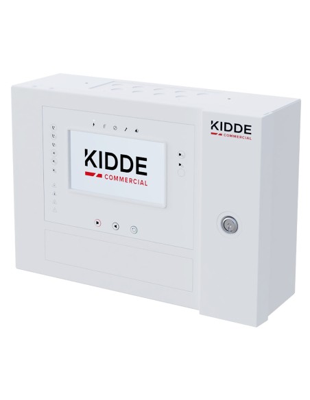 Comprar KIDDE COMMERCIAL 2X-AT-FR-FB-S Repetidor de central de incendios analogico con pantalla táctil y supervisión de CRA. Caj