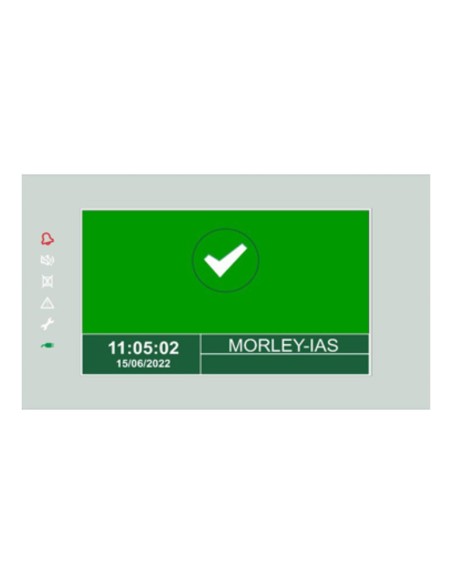 Comprar MORLEY MA-LCD7 Repetidor de panel de control MAX de 7". Configurable como indicación/zonas MA-LCD7