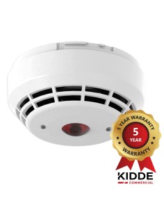 Comprar KIDDE COMMERCIAL KE-DP3120W-SNV Detector de humo óptico dual con sirena y flash analogico inteligente serie Excellence c