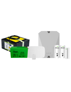 Comprar AJAXVIVIENDAVACÍA AJ-HUBBP-KIT6-AM-BATT-W Kit de alarma profesional - Certificado Grado 2 - Comunicación Ethernet y dual