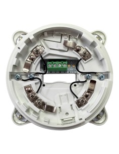 Base branca ISB1050 INIM para detector com indicador de óptica convencional e mensagens de voz