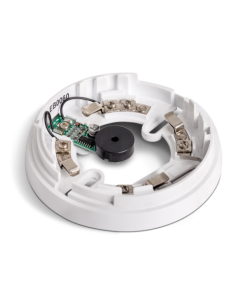 Base INIM EB0060 com campainha embutida controlada pela saída "R" do sensor para detectores e íris