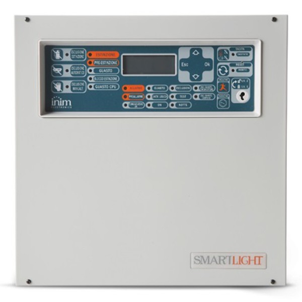 Inim SmartLight-S Central 1 Central de Loop Não Expansível, até 64 dispositivos e 16 zonas